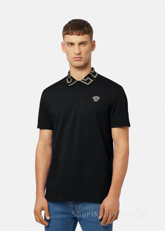 Greca刺绣Polo衫
