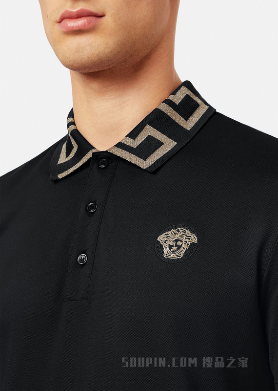 Greca刺绣Polo衫