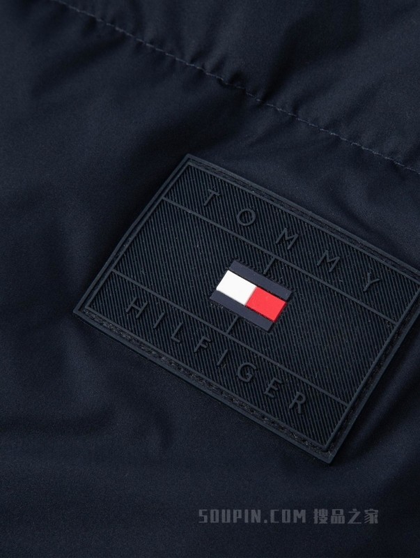 22新款秋冬男装简约LOGO鸭绒保暖连帽羽绒服外套MW0MW27683