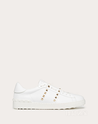 Rockstud Untitled 男士小牛皮铆钉运动鞋