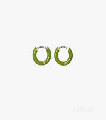 Roxanne 圈形耳环和耳钉套装 轧制 Tory 金/复古锡