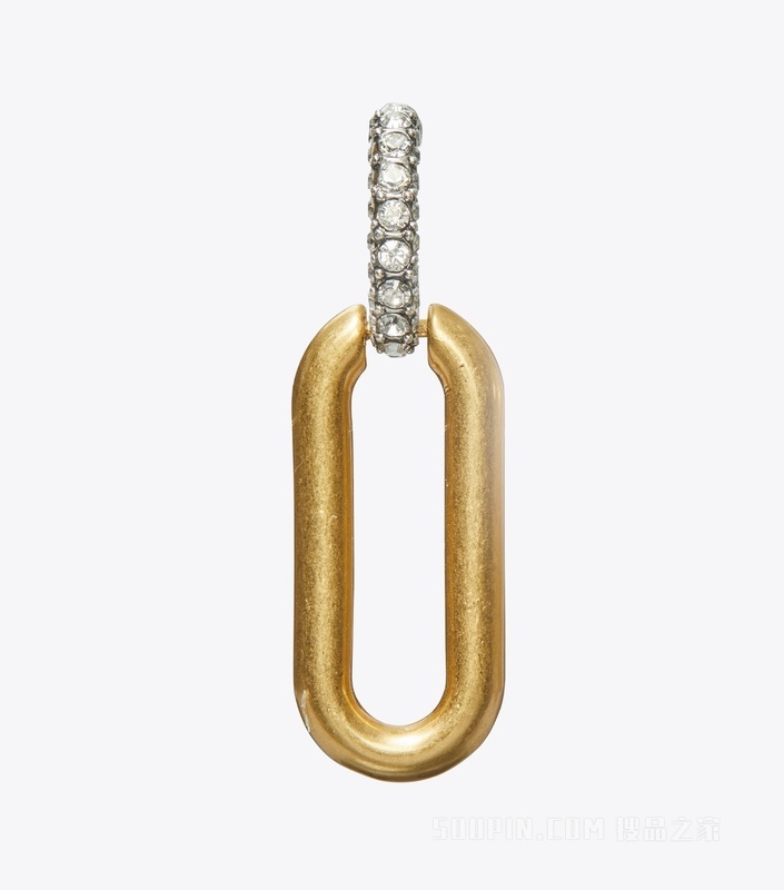 Roxanne 链条耳环 复古锡/轧制 Tory 金