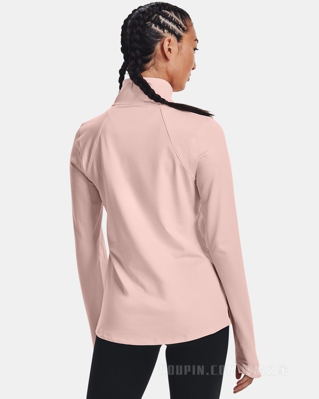女士UA ColdGear® Cozy 1/2拉链长袖上衣