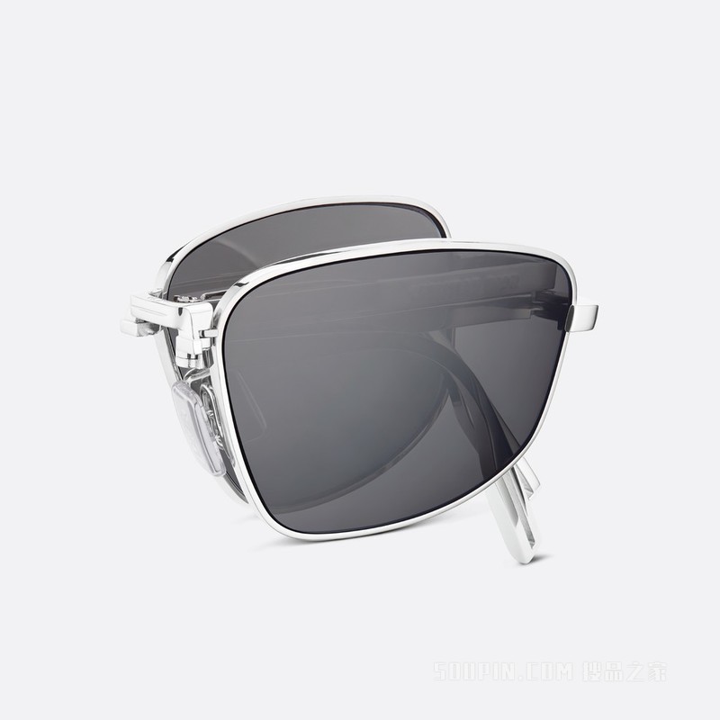Dior90° S1U 太阳眼镜 银色镜面镜片可折叠镜框
