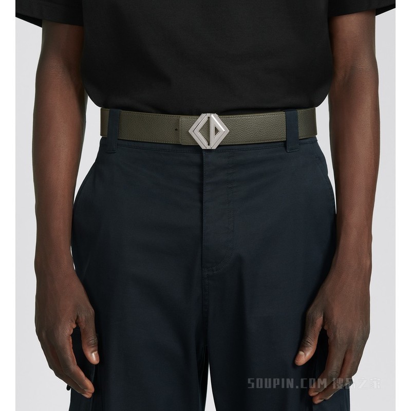 CD Diamond 腰带扣 40 毫米金属覆层黄铜