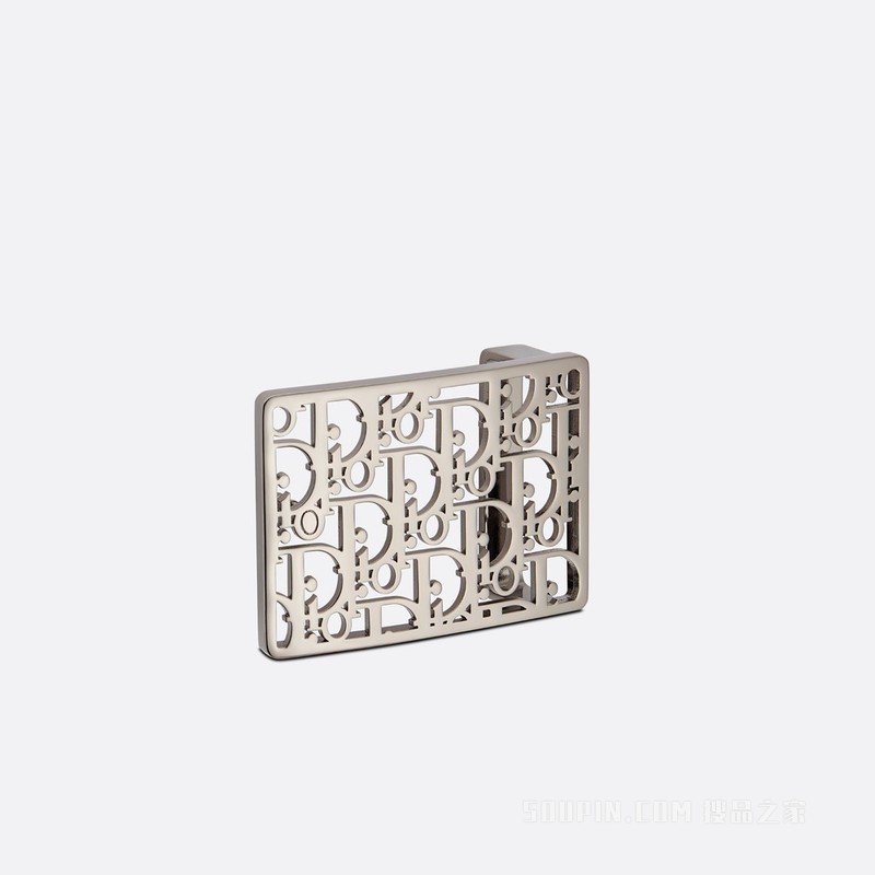 腰带扣 40 毫米金属覆层黄铜 Oblique Cosmo 印花效果