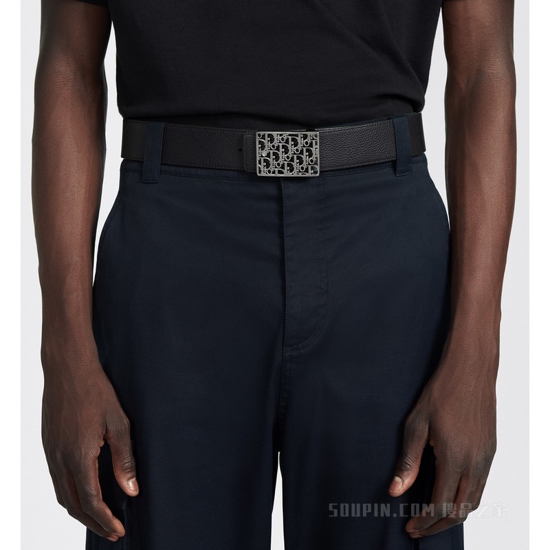 腰带扣 40 毫米金属覆层黄铜 Oblique Cosmo 印花效果