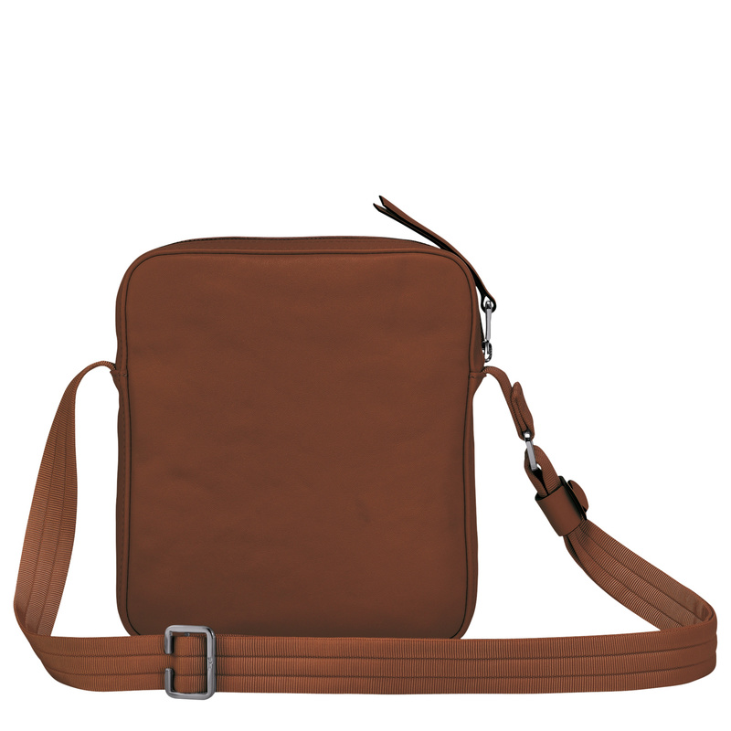 Longchamp 3D 斜挎包小号 - 棕色