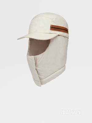 白色高科技面料护颈帽