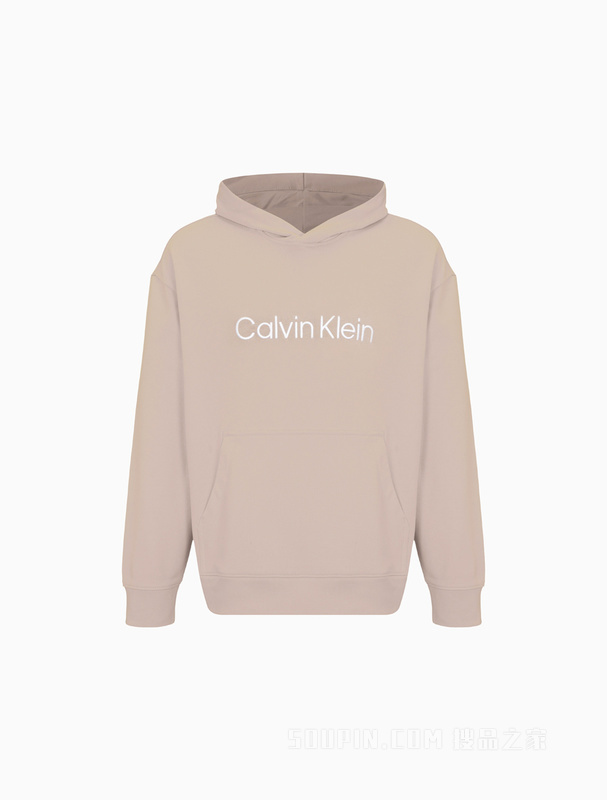 【简约系列】Calvin Klein 22秋冬男女情侣中性宽松连帽卫衣40HM231