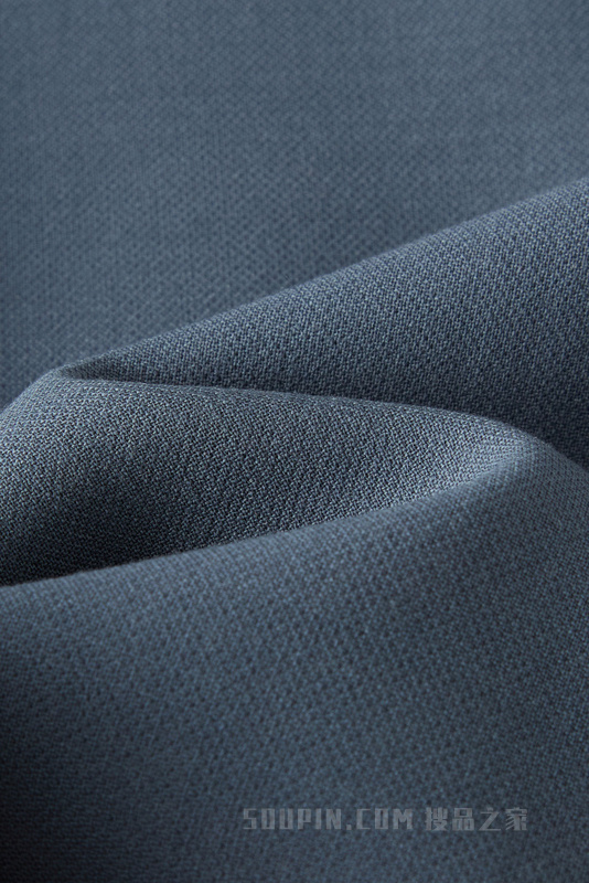 海雾蓝弹力羊毛西装夹克