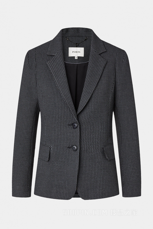 新型格纹干练西装