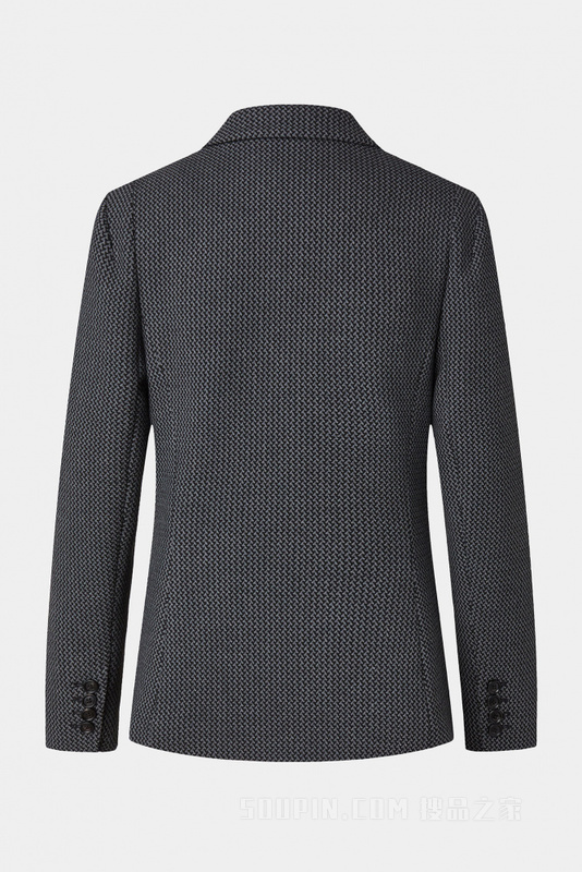 新型格纹干练西装