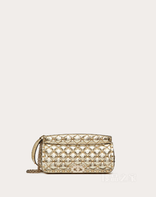 ROCKSTUD SPIKE金属质感小牛皮手袋