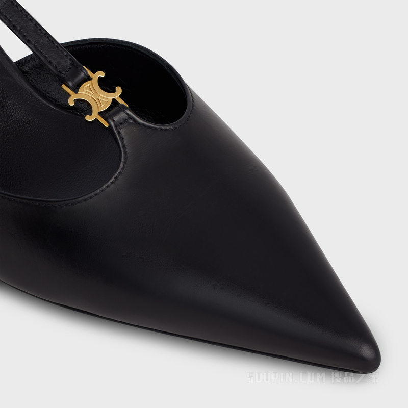 KITTEN TRIOMPHE T字带牛皮革高跟鞋 24660