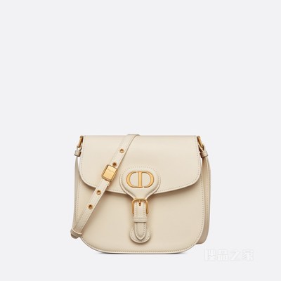 Dior Bobby Frame 手袋 奶白色光面牛皮革