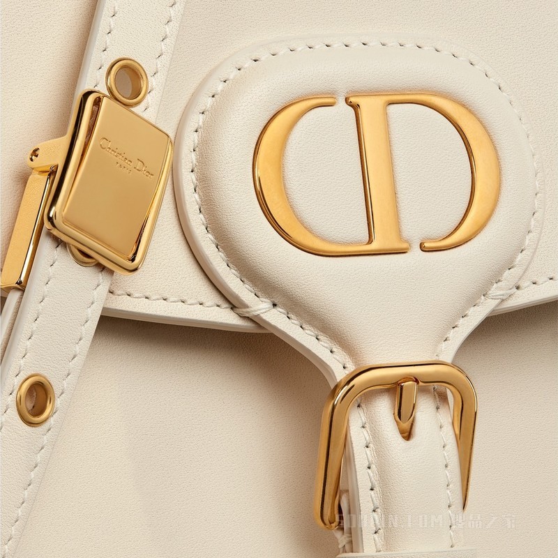 Dior Bobby Frame 手袋 奶白色光面牛皮革