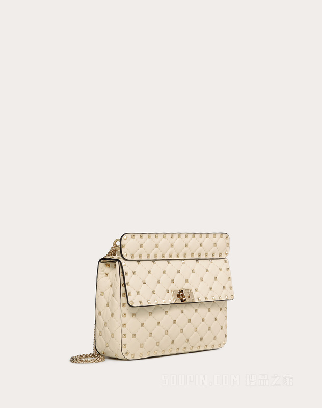 ROCKSTUD SPIKE 中号羊皮手袋