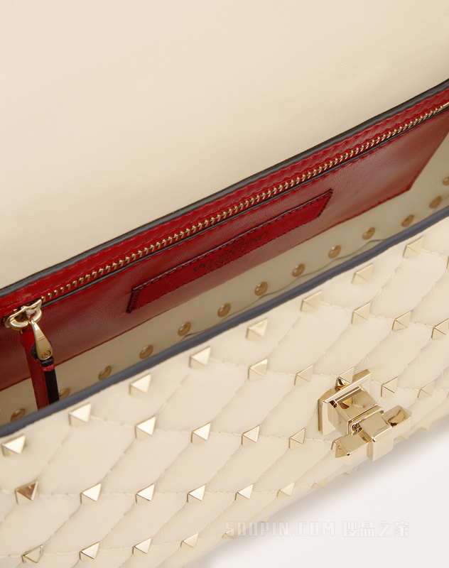 ROCKSTUD SPIKE 中号羊皮手袋