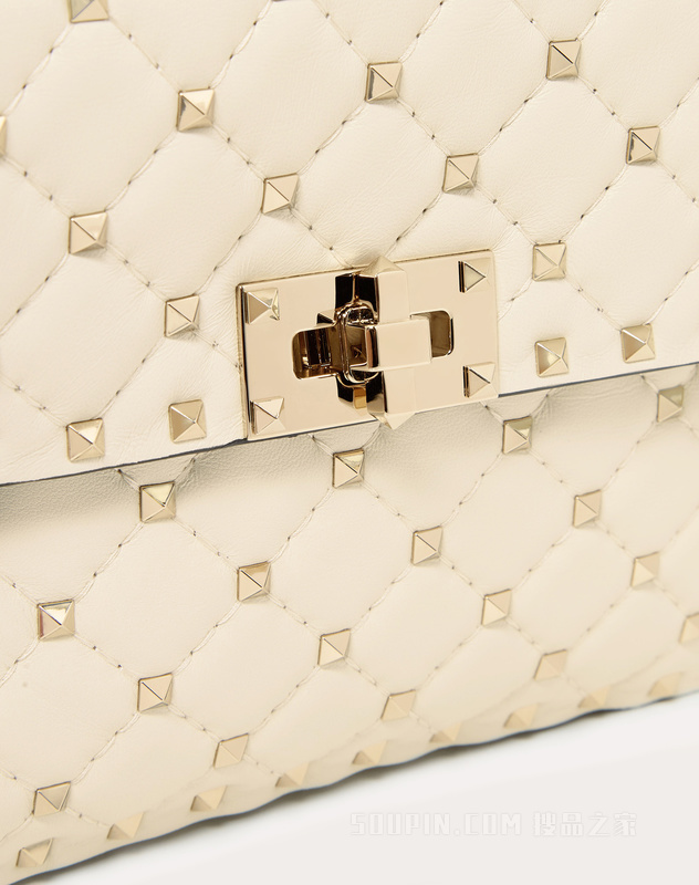 ROCKSTUD SPIKE 中号羊皮手袋