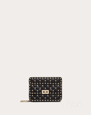 ROCKSTUD SPIKE 小号羊皮手袋