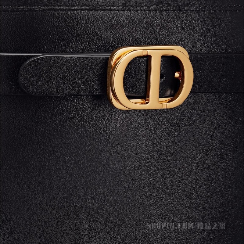 Dior Empreinte 带跟及踝靴 黑色牛皮革