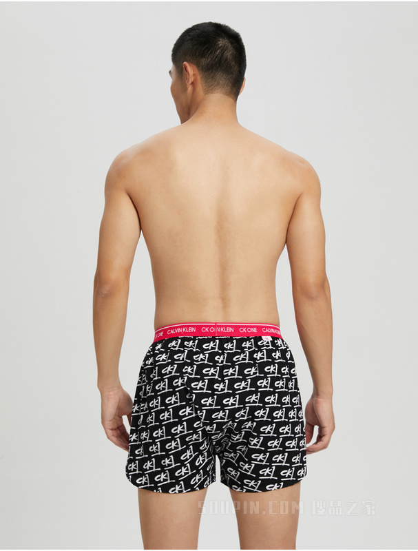 【One有引力带】Calvin Klein 22秋冬男全棉透气满印宽松平角内裤NB2998