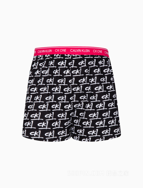 【One有引力带】Calvin Klein 22秋冬男全棉透气满印宽松平角内裤NB2998