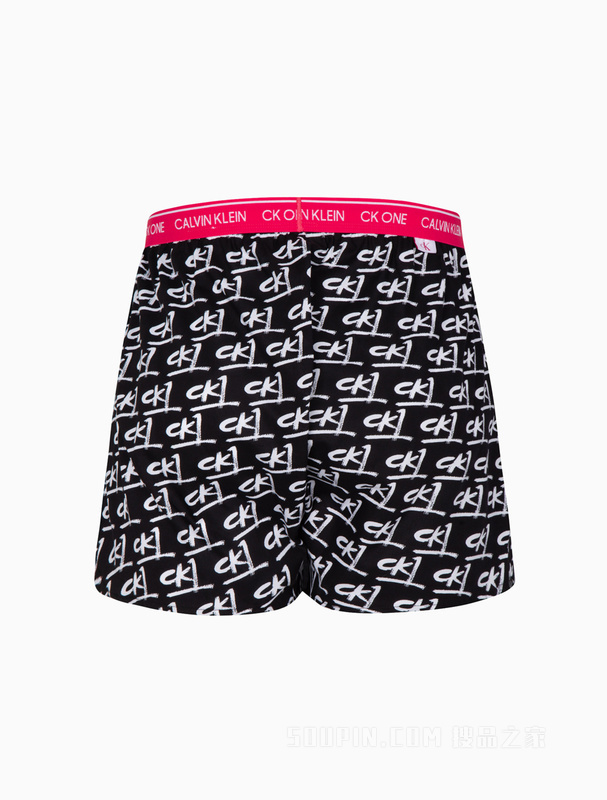 【One有引力带】Calvin Klein 22秋冬男全棉透气满印宽松平角内裤NB2998