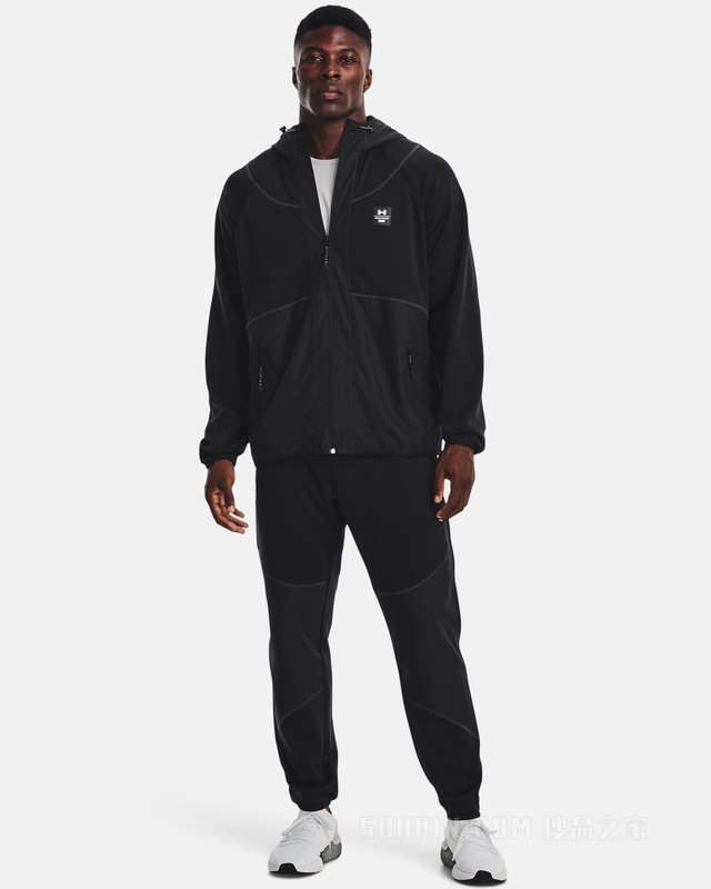 男士UA RUSH抓绒长裤