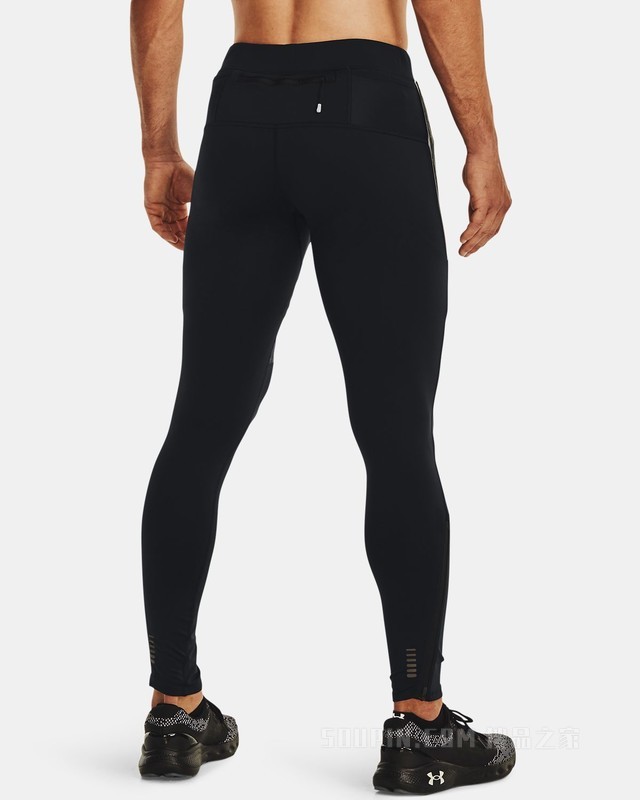 男士UA Out The Cold跑步紧身裤