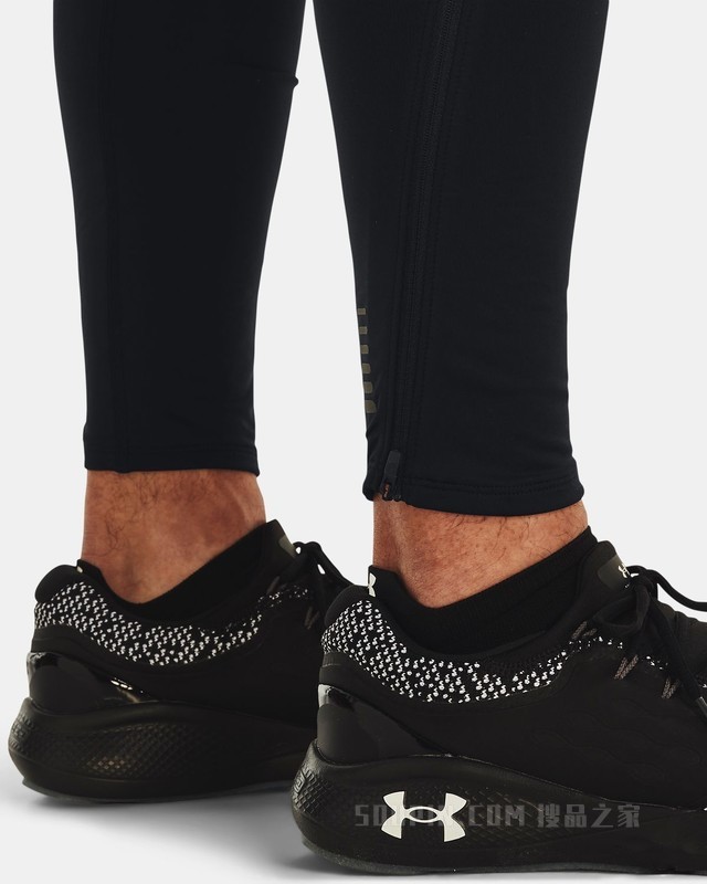 男士UA Out The Cold跑步紧身裤