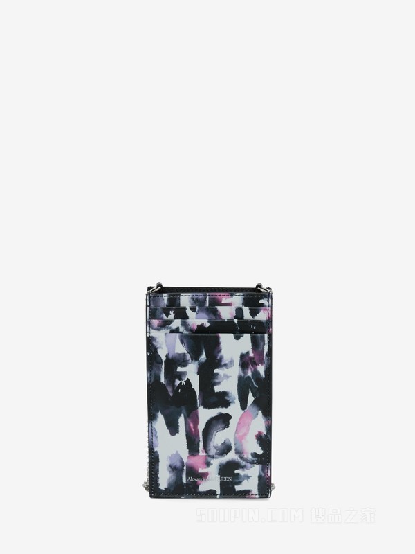 McQueen Graffiti Skull链条手机套