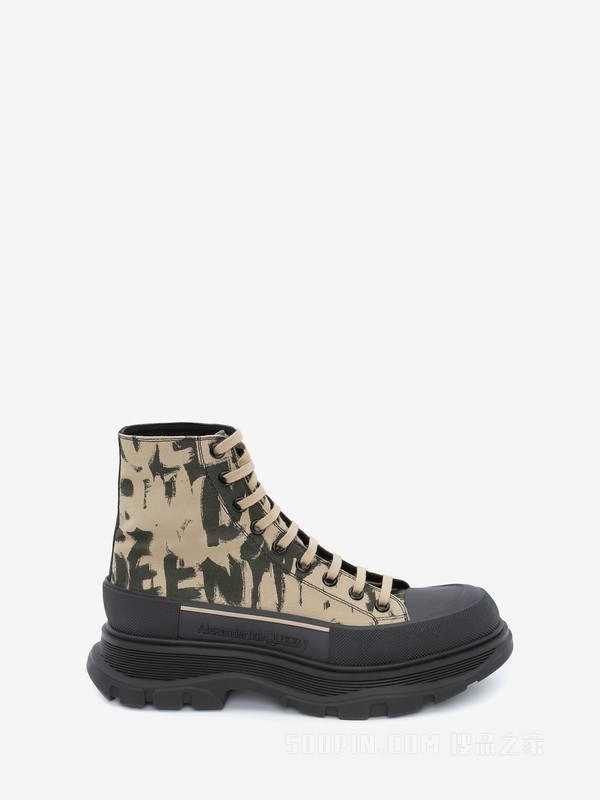 McQueen Graffiti Tread Slick靴子
