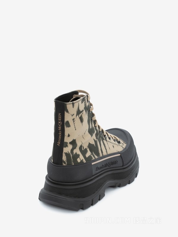 McQueen Graffiti Tread Slick靴子