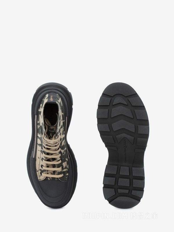 McQueen Graffiti Tread Slick靴子
