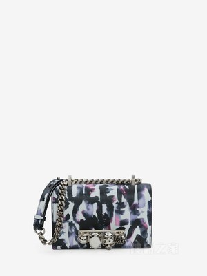 Watercolour Graffiti迷你Jewelled Satchel手袋