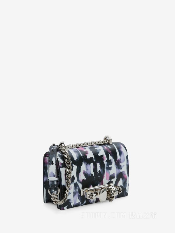 Watercolour Graffiti迷你Jewelled Satchel手袋