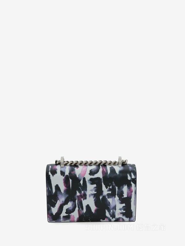 Watercolour Graffiti迷你Jewelled Satchel手袋