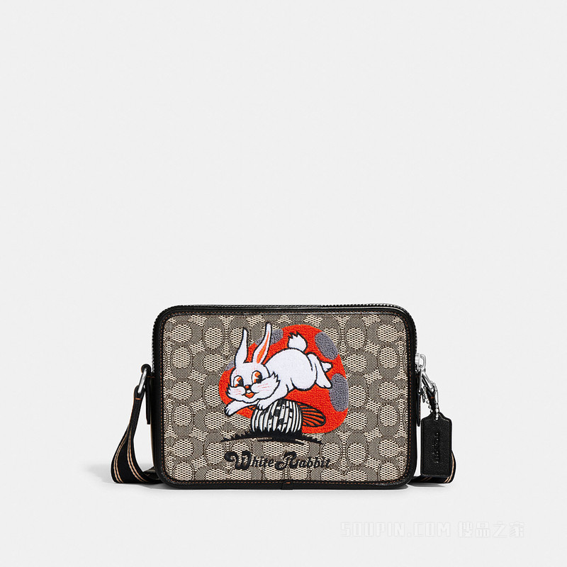 经典标志COACH X 大白兔 CHARTER斜挎包 VCG