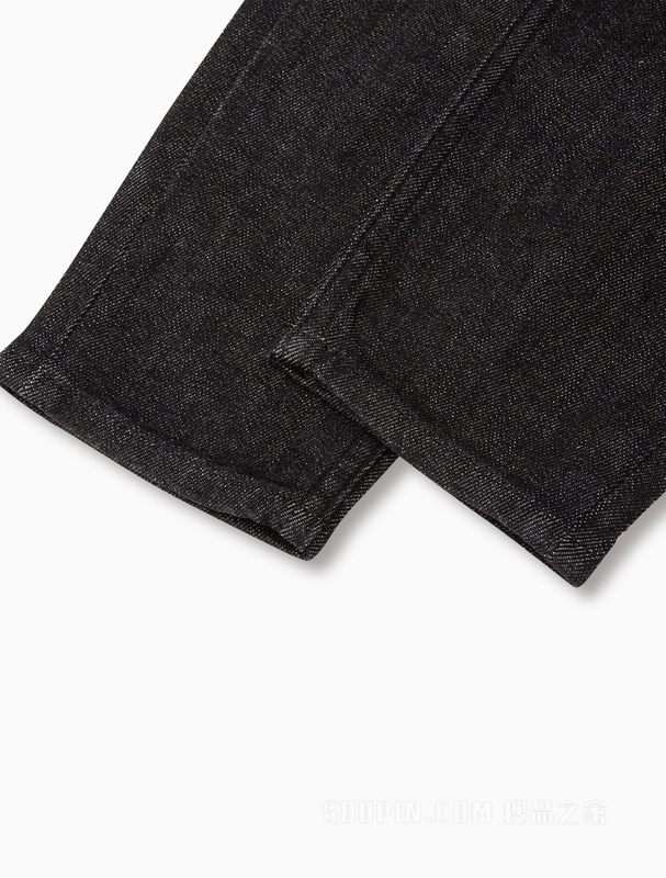 Calvin Klein 22秋冬新款女士含羊绒刺绣高腰紧身九分牛仔裤J220923