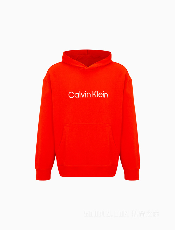 【简约系列】Calvin Klein 22秋冬男女情侣中性宽松连帽卫衣40HM231