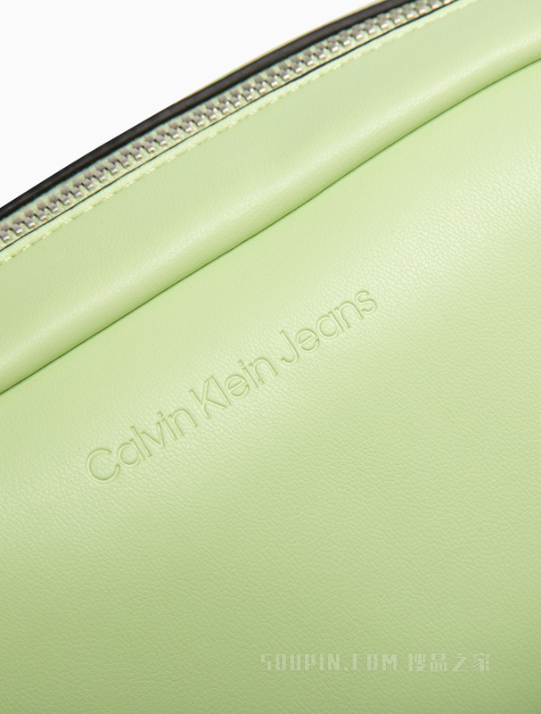 Calvin Klein 22秋冬新款时尚拼色压印LOGO拉链单肩斜挎相机包礼物DH3230