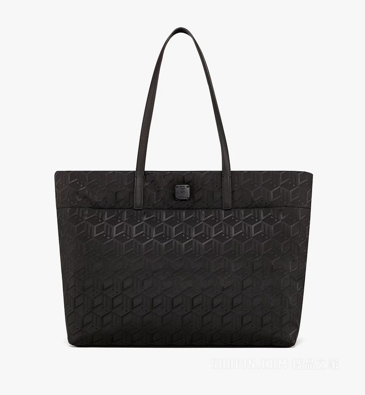 Medium Aren Shopper in Cubic Jacquard Nylon