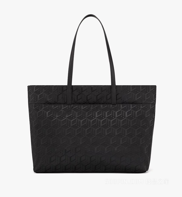Medium Aren Shopper in Cubic Jacquard Nylon