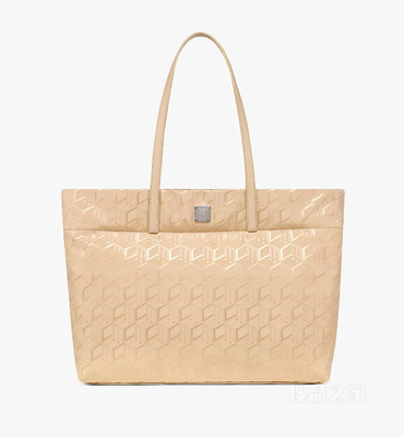 Medium Aren Shopper in Cubic Jacquard Nylon