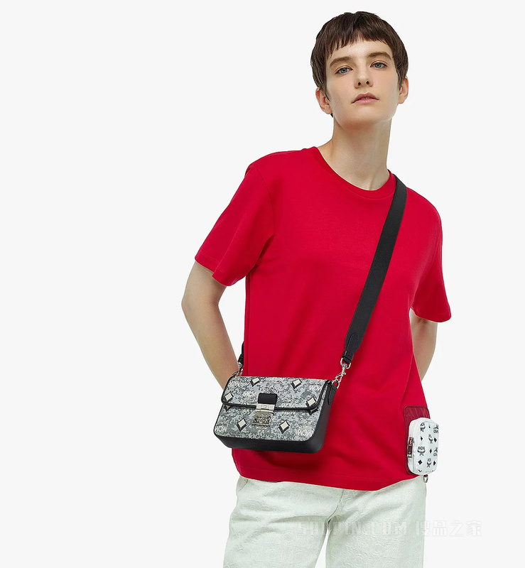 Small Vintage Jacquard Monogram 斜挎包