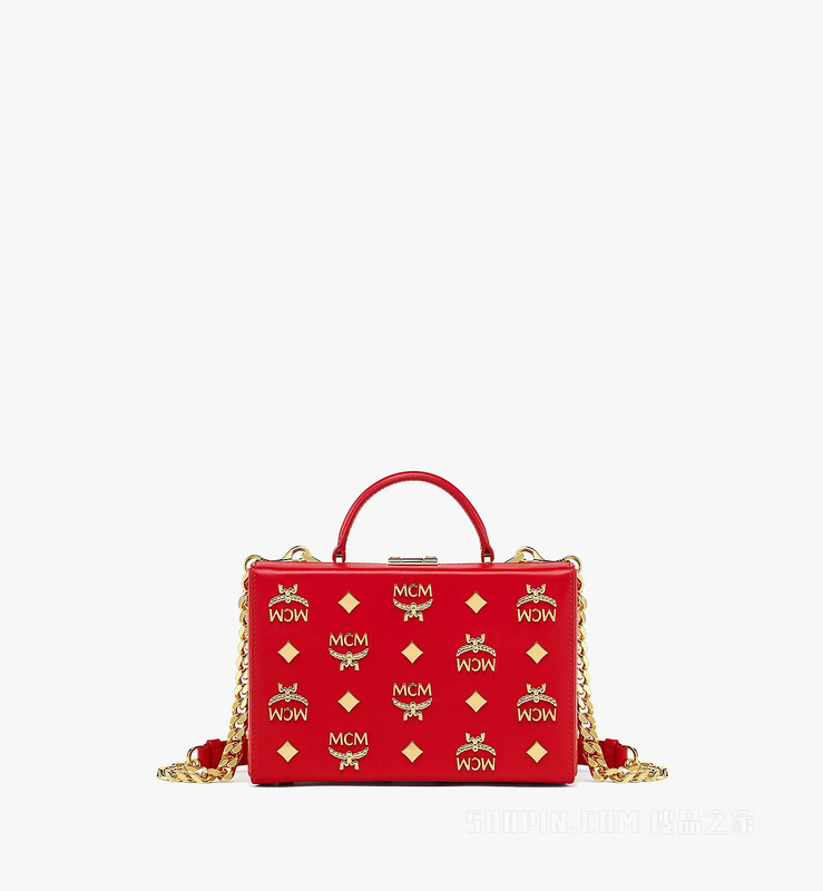 Small Berlin Gold Visetos皮革斜挎包