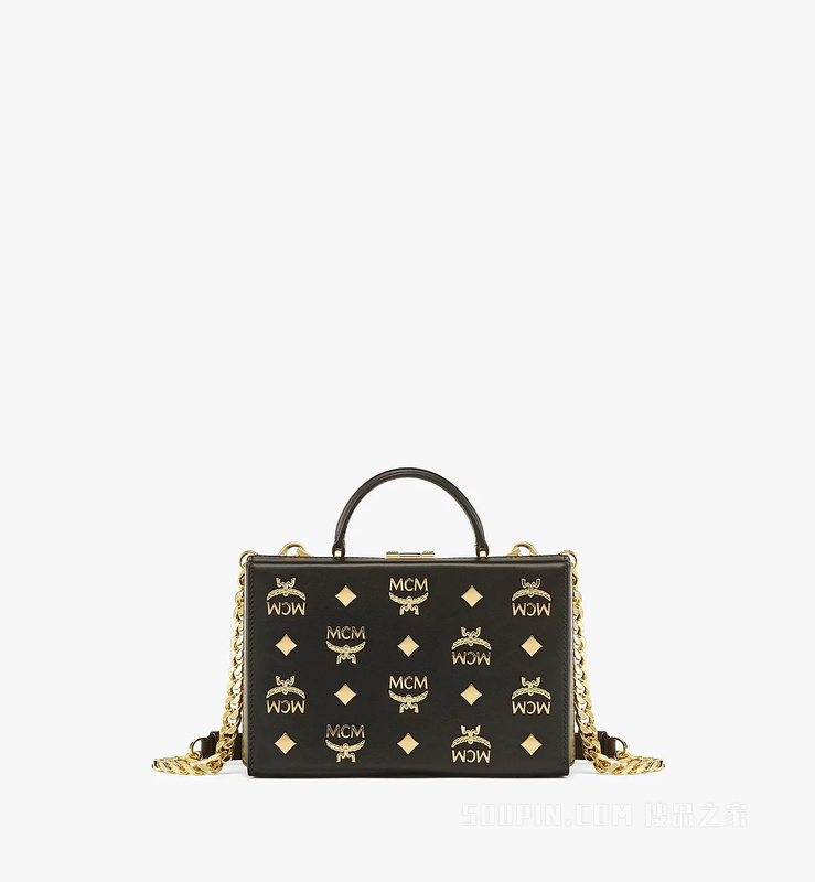 Small Berlin Gold Visetos皮革斜挎包