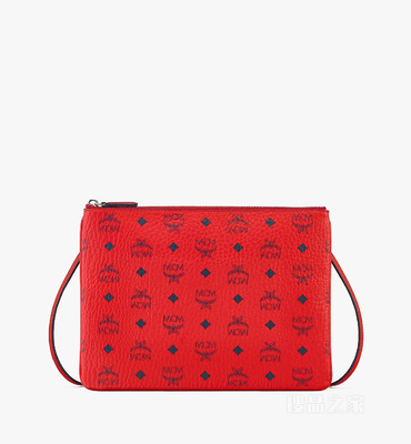 Medium Crossbody Pouch in Visetos Original